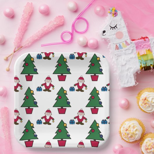 Feierliche Feiertage Papiertafel Pappteller (Party)