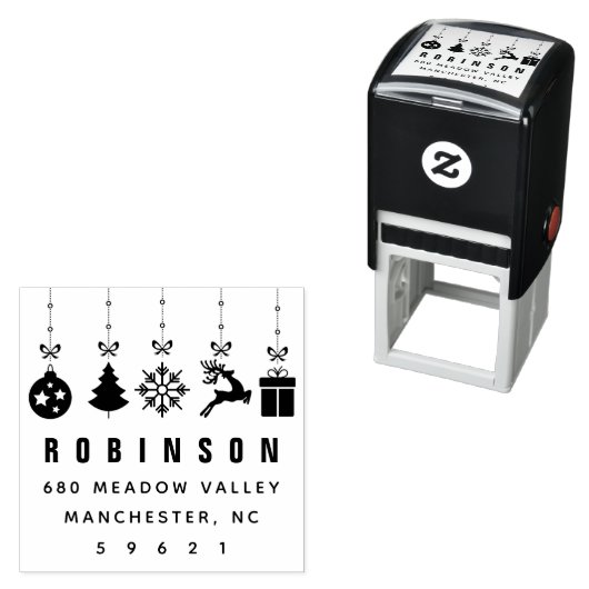 Feierliche Feiertage Permastempel (Beispiel)