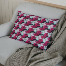 Feierliche Feiertage Poinsettia Pflanze Blumenkohl Kissenbezug