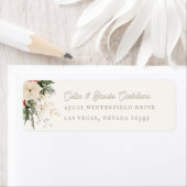 Feierliche Feiertage Rücksendeadresse (Insitu)