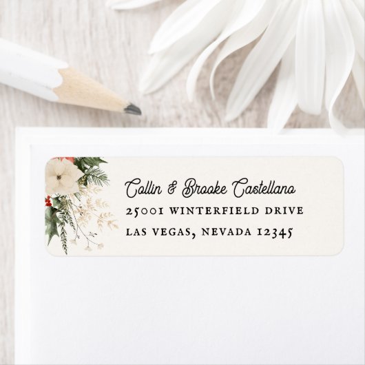 Feierliche Feiertage Rücksendeadresse (Insitu)