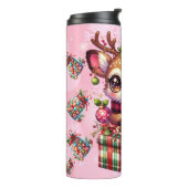 Feierliche Feiertage Thermosbecher (Nach links gedreht)