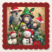 "Feierliche Feiertage" Untersetzer (Vorderseite)