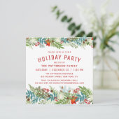 Feierliche Feiertage Weihnachten Blumenkohl Einladung (Stehend Vorderseite)