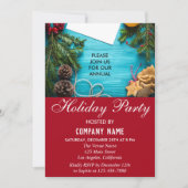 Feierliche Feiertage Weihnachten Party Einladung (Vorderseite)