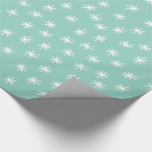 Feierliche Feiertage Weihnachtsminze handgezeichne Geschenkpapier (Ecke)