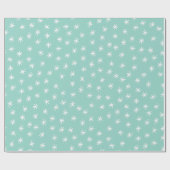 Feierliche Feiertage Weihnachtsminze handgezeichne Geschenkpapier (Flach)