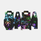 Feierliche Feiertagsschneeflocken, Frohe Weihnacht Geschenkschachtel (Ungefaltet)