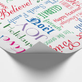 Feierliche Ferien! Cooler Kundenname Geschenkpapier (Ecke)