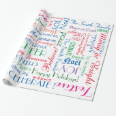 Feierliche Ferien! Cooler Kundenname Geschenkpapier (Ungerollt)