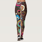 Feierliche Ferien, nahtlose Textur Leggings (Rückseite)