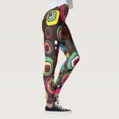 Feierliche Ferien, nahtlose Textur Leggings (Rechts)