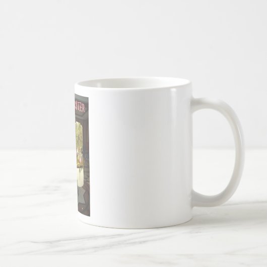 Feierliche Feste Springtime Osterfarbene Eizellen Kaffeetasse (Rechts)