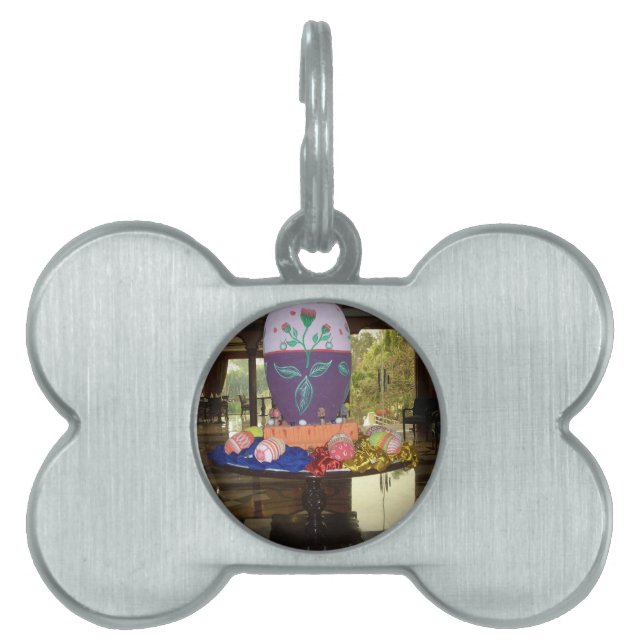 Feierliche Feste Springtime Osterfarbene Eizellen  Tiermarke (Vorderseite)