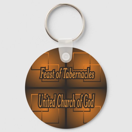 Feierliche Feste von Tabernacles Schlüsselanhänger (Vorderseite)