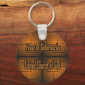 Feierliche Feste von Tabernacles Schlüsselanhänger (Vorderseite)