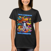 Feierliche Fiesta Flavors tacos und Margaritas T-Shirt (Vorderseite)