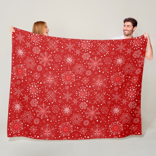 Feierliche Fleece-Wurfdecke Fleecedecke (Beispiel)