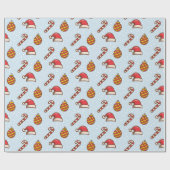 Feierliche Florals Geschenkpapier (Flach)