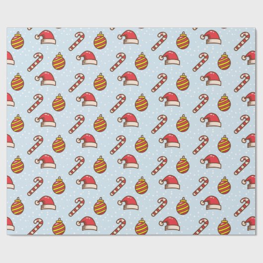 Feierliche Florals Geschenkpapier (Flach)