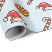 Feierliche Florals Geschenkpapier (Rolleneckpunkt)