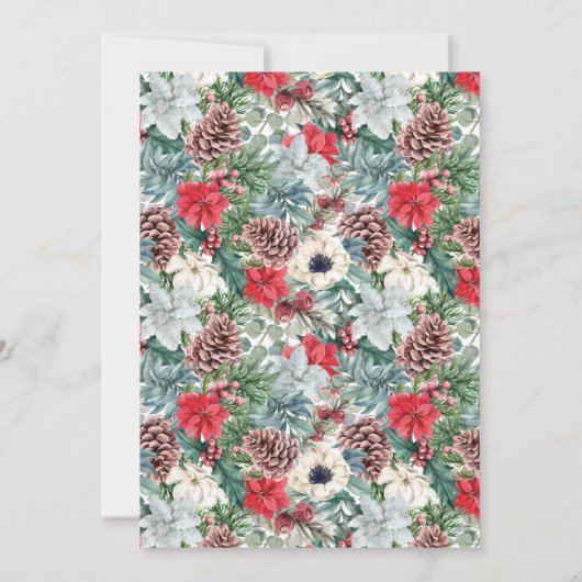 Feierliche Folage Familienfeiertag Einladung (Rückseite)