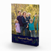 Feierliche Foliage Merry and Bright Holiday Foto (Rechts)