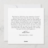 Feierliche Fotocollage & Weihnachten (Rückseite)