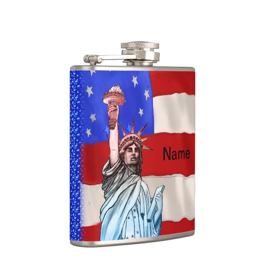 Feierliche Freiheit Flachmann (Rechts)