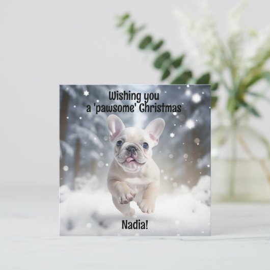 Feierliche Frenchie Frolic (Stehend Vorderseite)