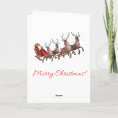 "Feierliche Freude" Feiertagskarte (Rückseite)