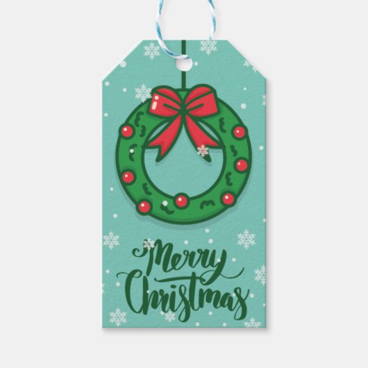 Feierliche Freude Geschenkanhänger (Vorderseite)