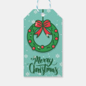 Feierliche Freude Geschenkanhänger (Rückseite)