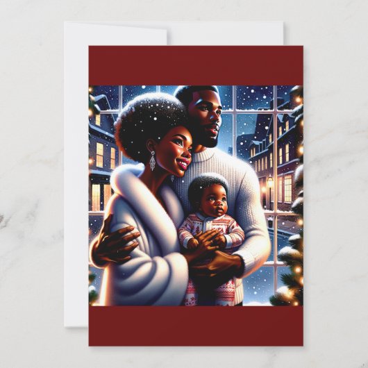 Feierliche Freude: Weihnachten einer jungen Famili (Vorderseite)