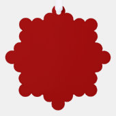 Feierliche Freude Weihnachtsfeier Minimalistischer Ornament Karte (Rückseite)