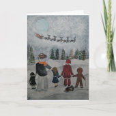 Feierliche Freunde Gemälde von Alfred Fox Karte (Vorderseite)