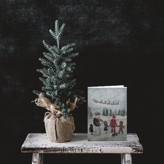 Feierliche Freunde Gemälde von Alfred Fox Karte