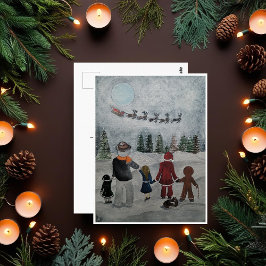 Feierliche Freunde Gemälde von Alfred Fox Sammle Postkarte