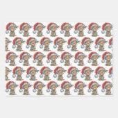 Feierliche Freunde Geschenkpapier Set (Vorderseite 3)