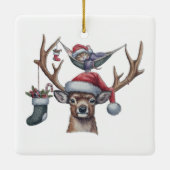 Feierliche Freunde Keramikornament (Rückseite)