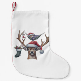 Feierliche Freunde Kleiner Weihnachtsstrumpf