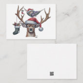 Feierliche Freunde Mitteilungskarte (Vorne/Hinten)