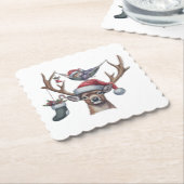 Feierliche Freunde Untersetzer (angewinkelt)