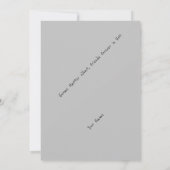 Feierliche Freunde - Weihnachtskarte für Gnome Dankeskarte (Rückseite)