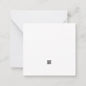 Feierliche Freunde Wohnung Mitteilungskarte (Rückseite)