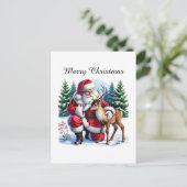 Feierliche Frohe Weihnachten (Stehend Vorderseite)