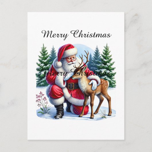 Feierliche Frohe Weihnachten (Vorderseite)