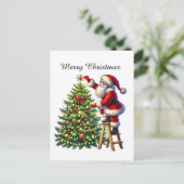 Feierliche Frohe Weihnachten (Stehend Vorderseite)