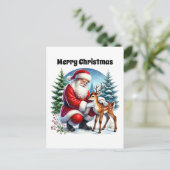 Feierliche Frohe Weihnachten (Stehend Vorderseite)