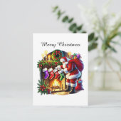 Feierliche Frohe Weihnachten (Stehend Vorderseite)